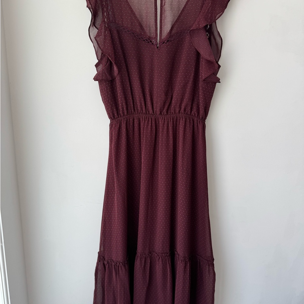 BB Dakota by Steve Madden Deep Red Maxi Dress